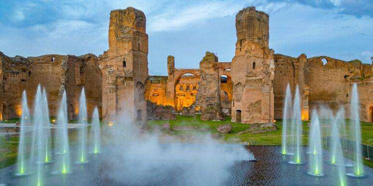 Giochi d’acqua e vapore, Caracalla ritrova l’antica magia