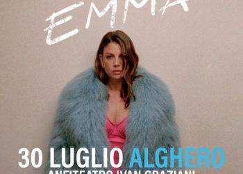 Emma Marrone sarà sul palco di Alghero il 30 luglio