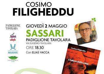 Giovedì 2 maggio, Cosimo Filigheddu presenta a Sassari il suo nuovo romanzo “L’odore della città”