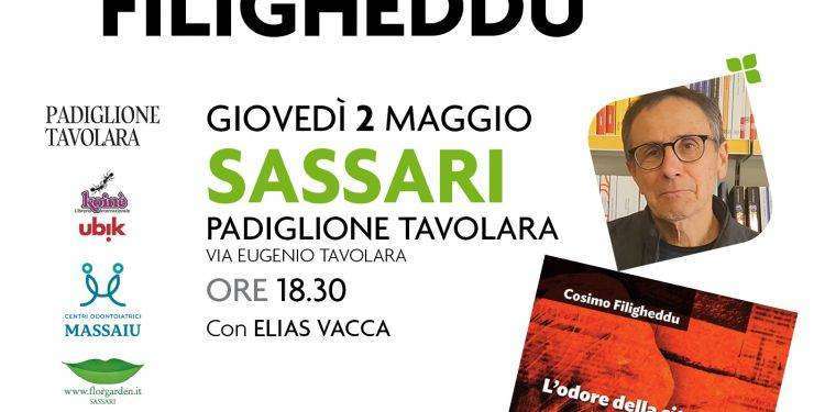 Giovedì 2 maggio, Cosimo Filigheddu presenta a Sassari il suo nuovo romanzo “L’odore della città”