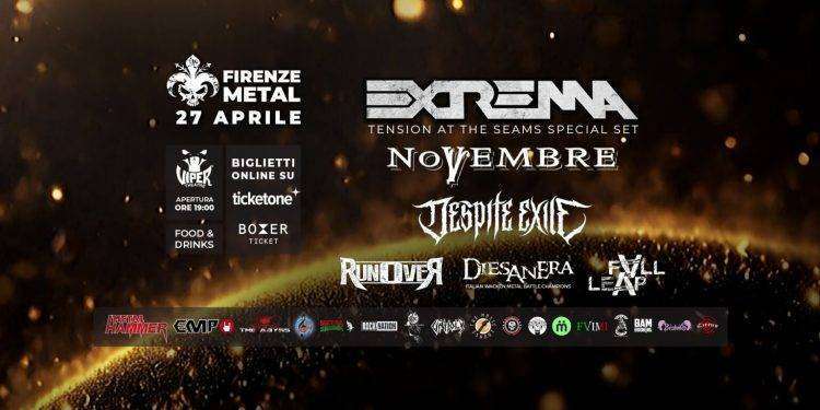 Firenze Metal Festival: il 27 aprile con Extrema, Novembre ed altri