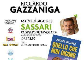 Riccardo Gazzaniga sarà a Sassari martedì 30 aprile con “Quello che non dicono”