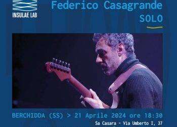 Il talento eclettico di Federico Casagrande il 21 aprile sul palco di Berchidda