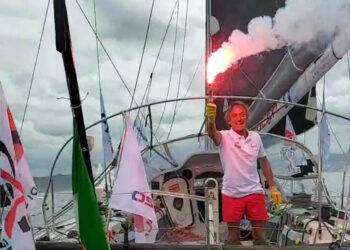 Vela: Andrea Mura a Cagliari dopo giro del mondo di 4 mesi