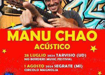 Manu Chao tour 2024. Tre date estive italiane