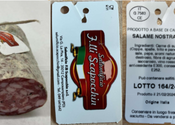 Il Ministero della Salute richiama salame nostrano per listeria