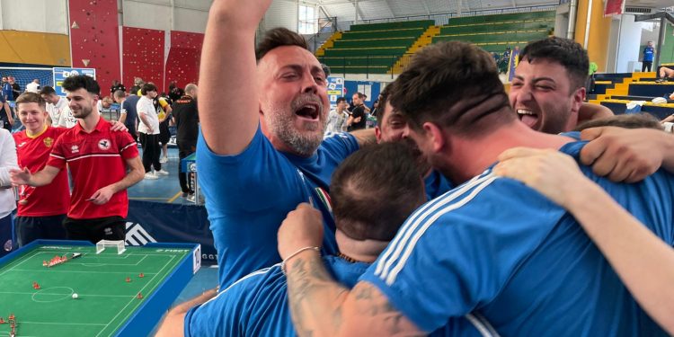 Calcio da Tavolo: Fiamme Azzurre Roma vincono lo Scudetto