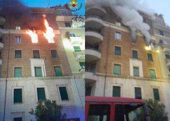 Dramma a Roma, uomo muore carbonizzato in casa sua