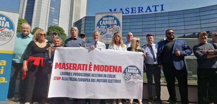 Modena, Alemanno, Giovanardi, De Maio “Il Governo deve salvare Maserati”