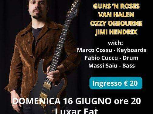 Musica, arriva in Sardegna il chitarrista Andre Nieri: appuntamento ad Assemini il 16 giugno