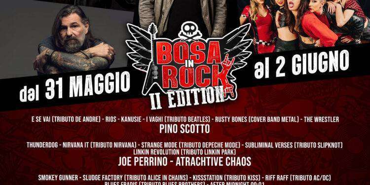 Musica, torna la tre giorni dedicata al Rock: appuntamento dal 31 maggio a Bosa