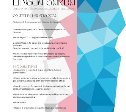 Quartu, corso di lingua sarda: una settimana di tempo in più per accesso a livello base