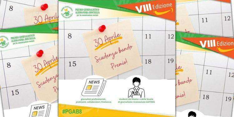 Premio giornalistico Alessandra Bisceglia 2024, elaborati entro il 30 aprile