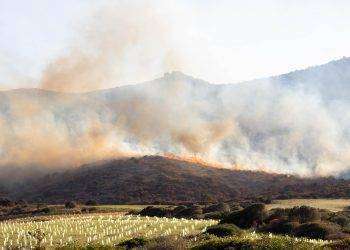 Domato il vastissimo incendio di Sarroch