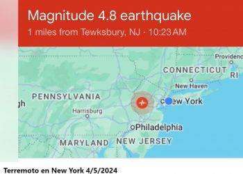 Sisma di magnitudo 4.7 in New Jersey, trema anche New York