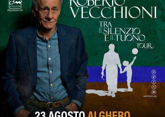 Roberto Vecchioni il 23 agosto ad Alghero