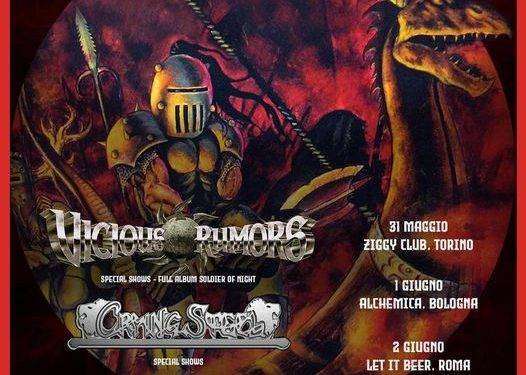 Vicious Rumors, tour italiano con tutto “Soldiers Of The Night”