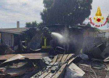 Paura a Selargius, fiamme in un casolare