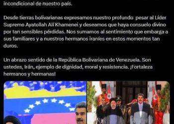 Maduro sulla morte del Presidente Raisi: “Sono profondamente addolorato”