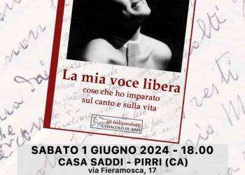 “La mia voce libera”, il nuovo libro di Gisella Vacca: presentazione a Cagliari