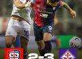 Calcio, il Cagliari perde in casa con la Fiorentina