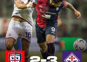Calcio, il Cagliari perde in casa con la Fiorentina