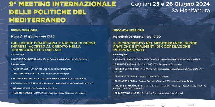 9° Meeting Internazionale delle Politiche del Mediterraneo, a Cagliari il 25 e 16 giugno