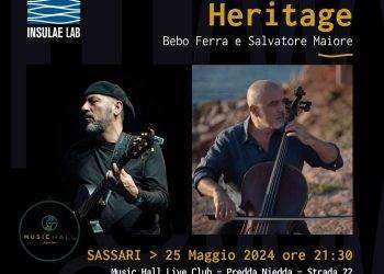 Insulae Lab, il 25 maggio a Sassari la grande produzione originale “Heritage”