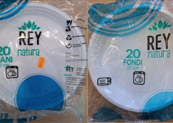 Richiamati piatti di plastica per migrazione di sostanze chimiche