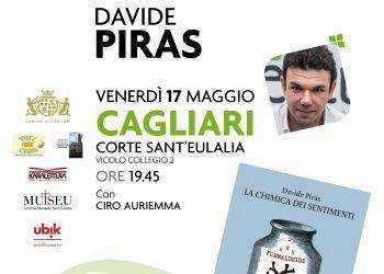 Venerdì 17 maggio, Davide Piras presenta a Cagliari il suo nuovo romanzo “La chimica dei sentimenti”