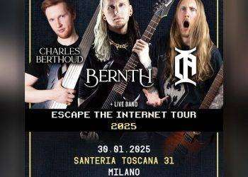 Bernth, Charles Berthoud e Ola Englund: una data a Milano nel 2025