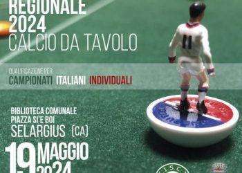 Campionati Sardi di Calcio da tavolo a Selargius, appuntamento domenica 19 maggio