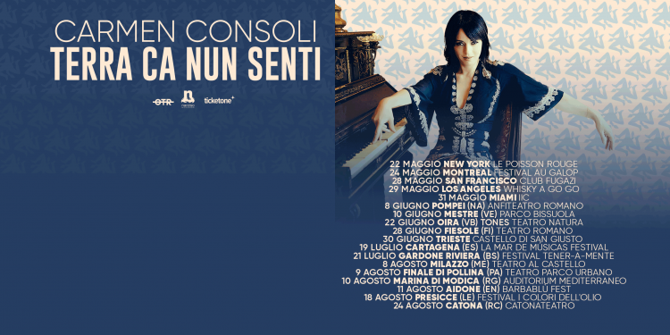 Carmen Consoli, Terra ca nun Senti diventa un tour mondiale