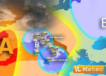 In arrivo un nuovo peggioramento, tornano temporali e grandine