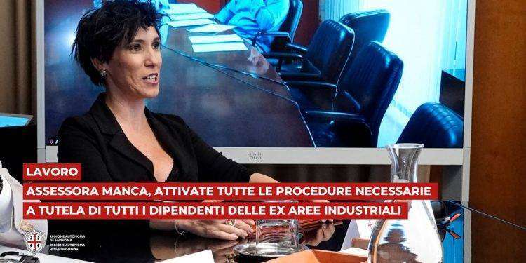 Lavoro: assessora Manca, attivate tutte le procedure necessarie a tutela di tutti i dipendenti delle ex aree industriali