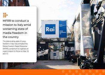Libertà di stampa, il 16 e 17 maggio missione a Roma del consorzio europeo Media Freedom Rapid Response