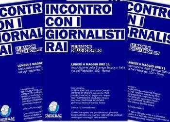 Usigrai, il 6 maggio sciopero dei giornalisti Rai e incontro alla Stampa estera