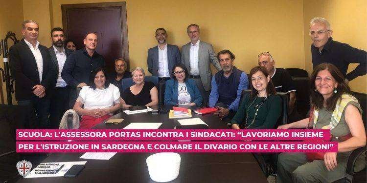 Scuola: l’assessora Portas incontra i Sindacati. Lavoriamo insieme per l’istruzione in Sardegna e colmare il divario con le altre Regioni