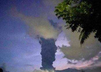 Violenta eruzione nelle Filippine