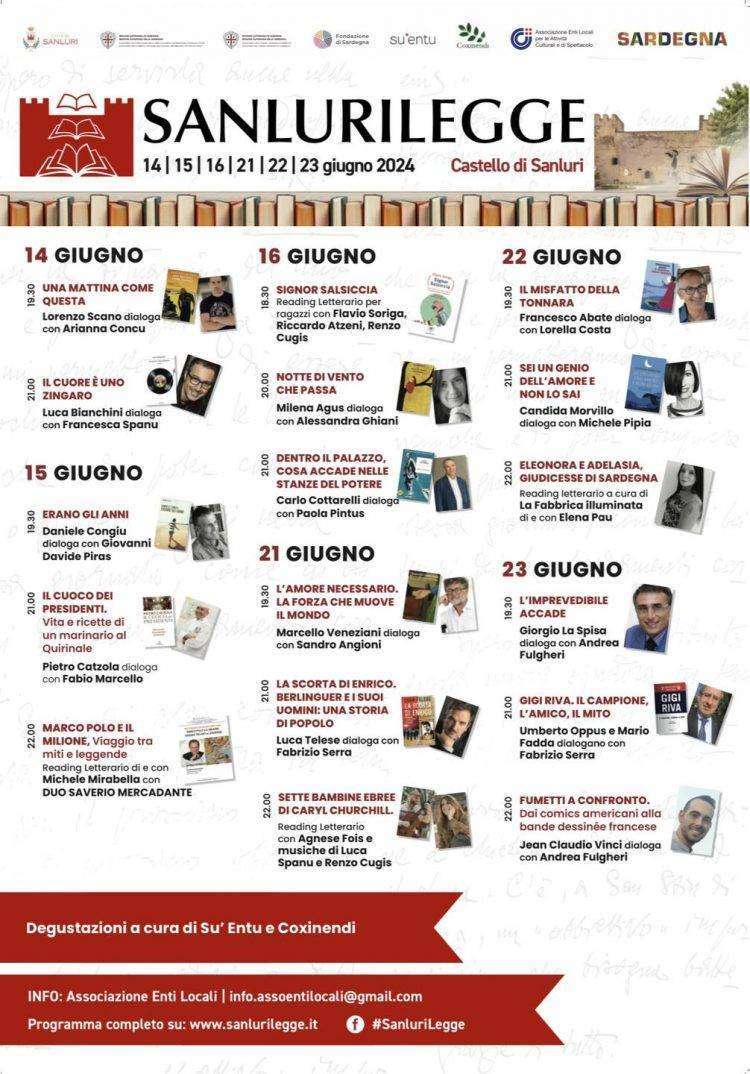 Sanluri Legge: al via l’VIII edizione con grandi autori