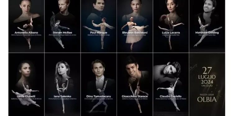 A Olbia le stelle della danza a La Nuit des Étoiles