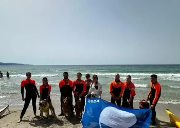 Al Poetto celebrate le tre Bandiere blu di Quartu