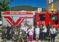 Berchidda, ragazzi con disabilità a lezione dai vigili del fuoco
