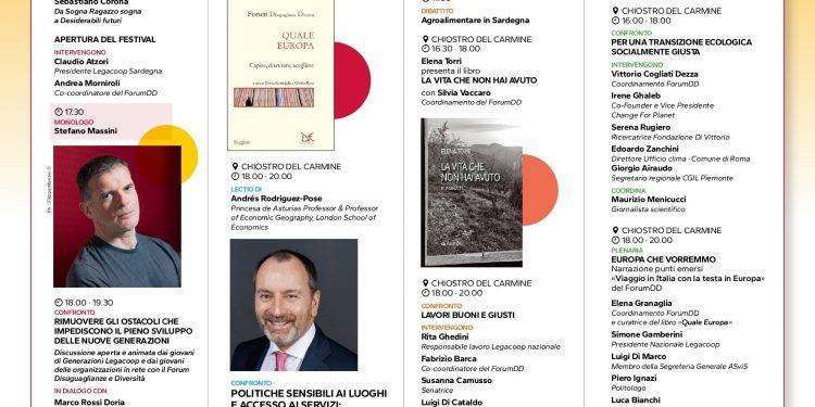 A Oristano dal 26 al 29 giugno il festival “Desiderabili futuri. Senza disuguaglianze, per un mondo sostenibile”