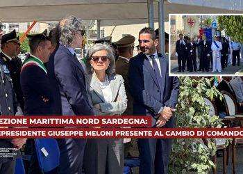 Direzione marittima nord Sardegna: vicepresidente Meloni presente al cambio di comando