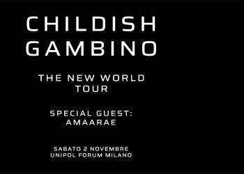 Childish Gambino annuncia il suo tour mondiale
