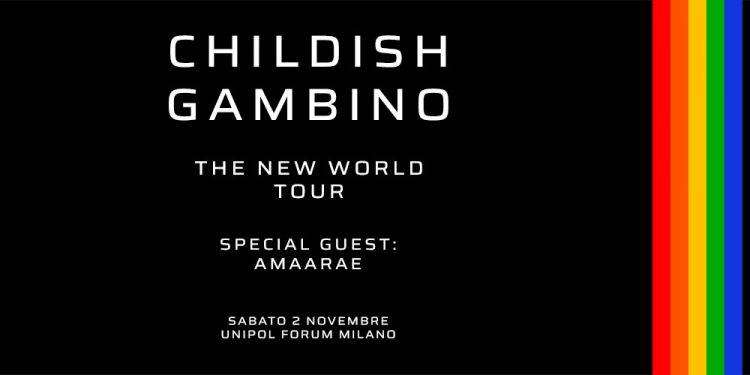 Childish Gambino annuncia il suo tour mondiale