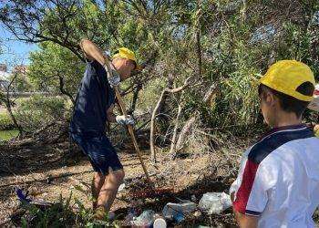 Giornata ambiente, under 13 Cagliari ripuliscono S. Bartolomeo