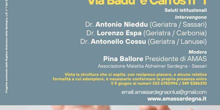 Nuoro, a Badu ‘e Carros un convegno sull’Alzheimer in Sardegna