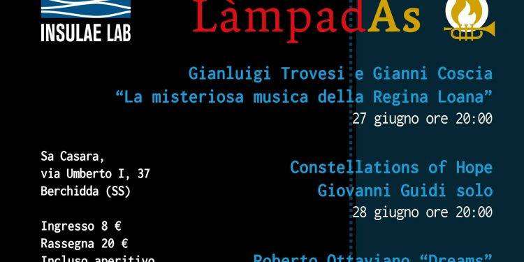 Il 27 giugno a Berchidda si apre la tre giorni della rassegna “Làmpadas”